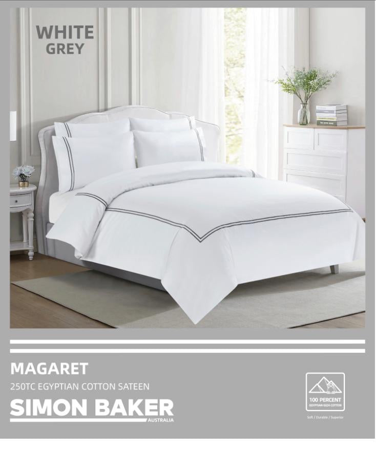 Magaret 250 Thread  Duvet Cover