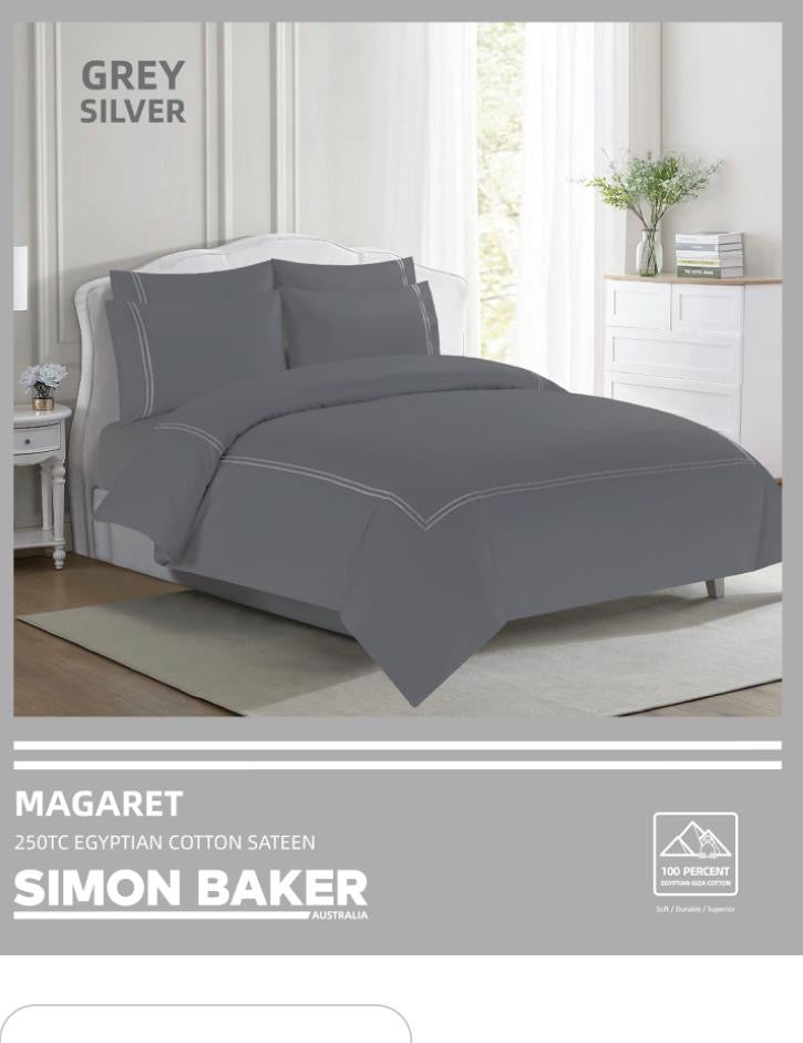 Magaret 250 Thread  Duvet Cover