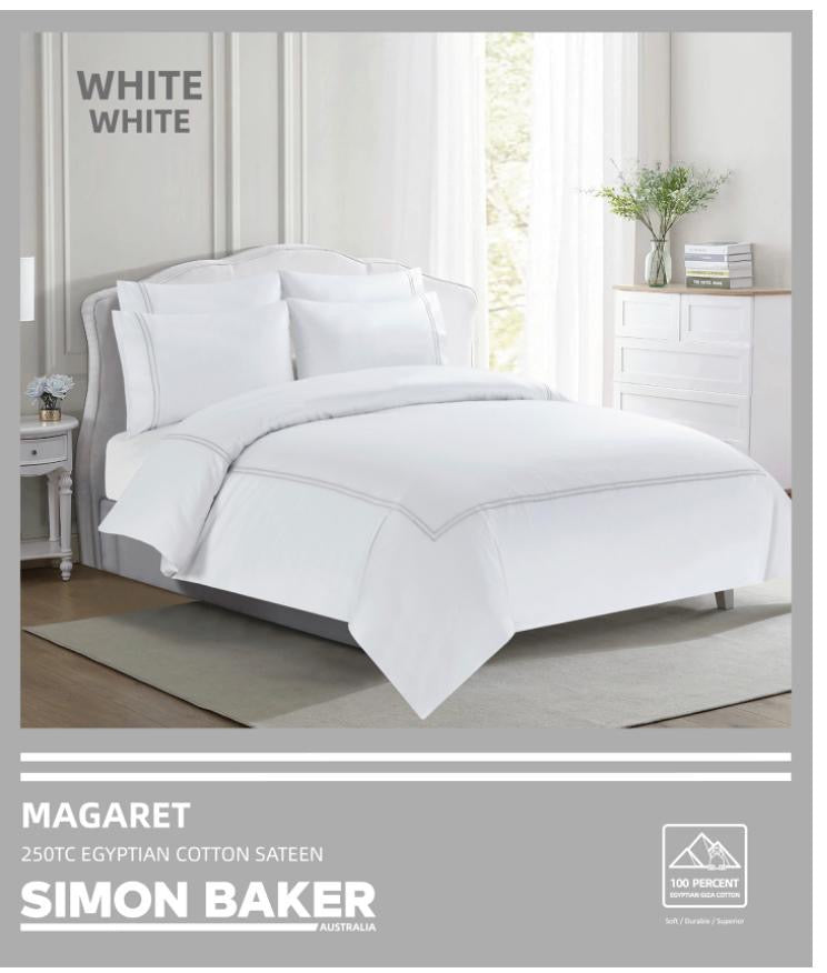 Magaret 250 Thread  Duvet Cover