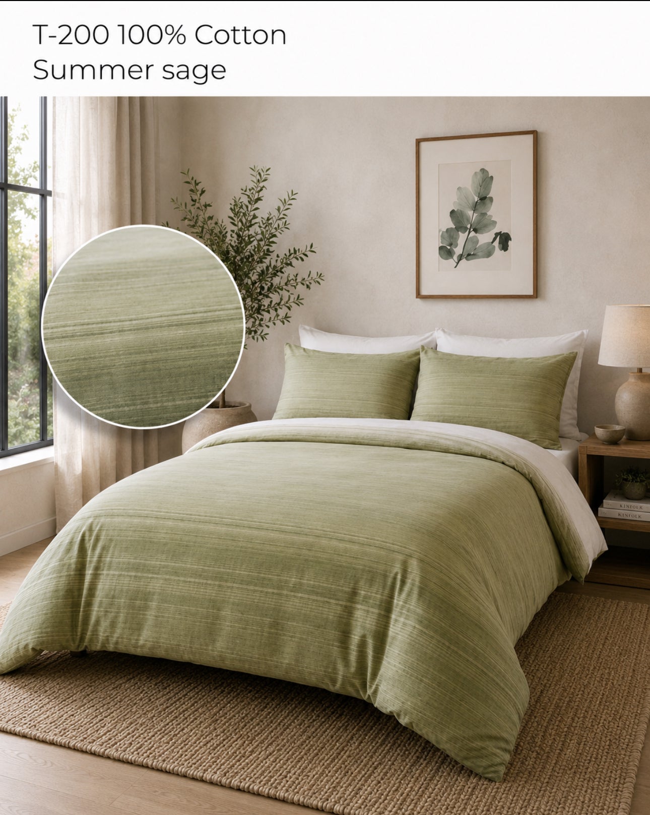 Summer Sage Duvet Cover