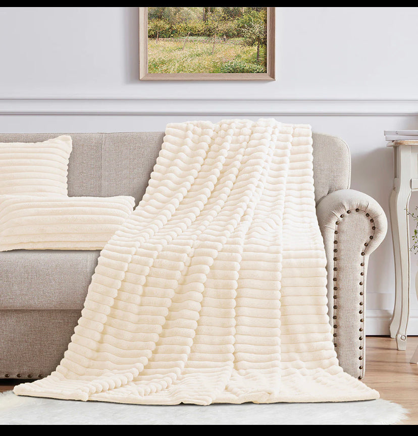 Milan Faux Fur Throw