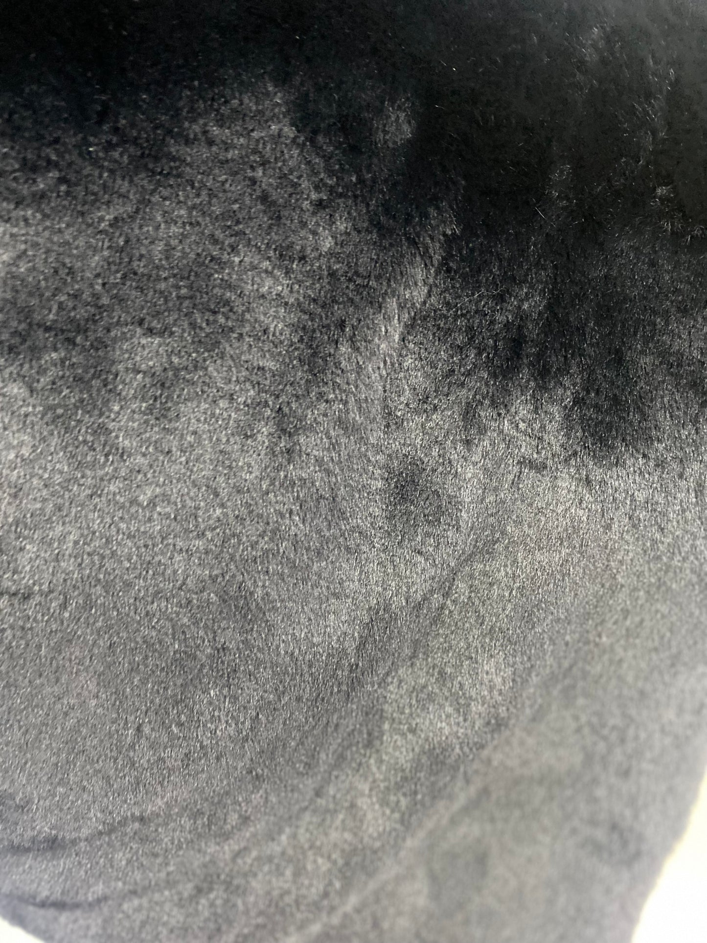 Black Faux Fur Blanket