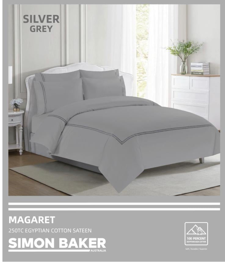 Magaret 250 Thread  Duvet Cover