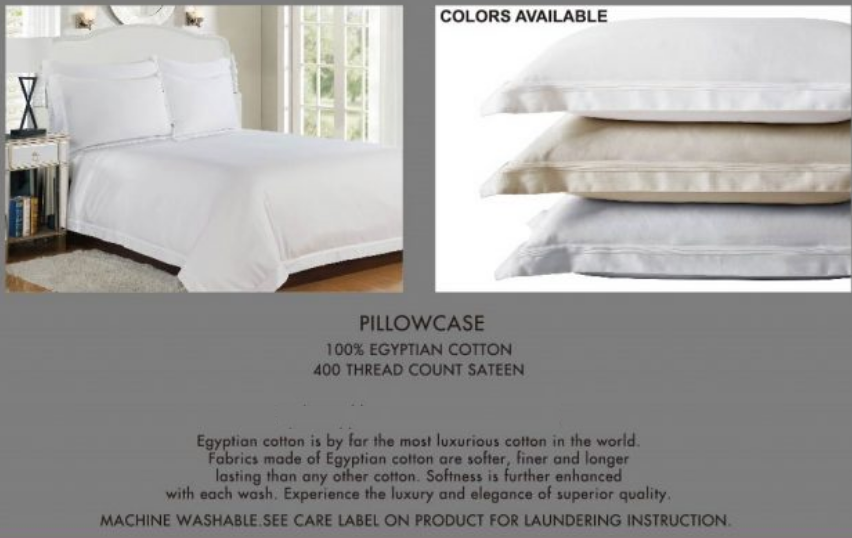 2 white pillow cases best sale