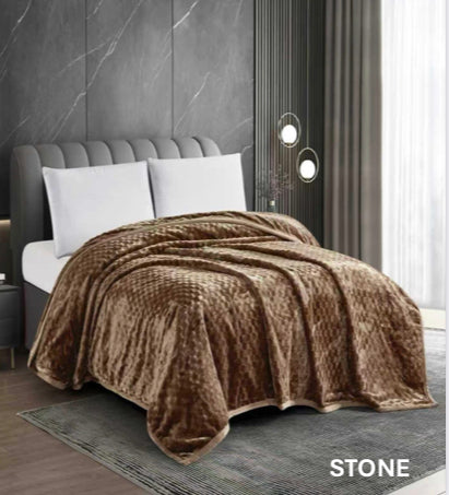 Victoria 2-Ply Plush Textured Blanket
