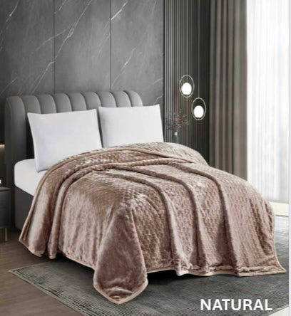 Victoria 2-Ply Plush Textured Blanket