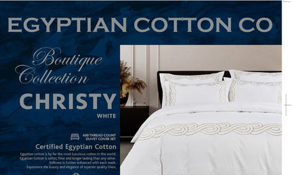 ChristyDuvet Cover – 400 Thread Count Egyptian Cotton Bedding