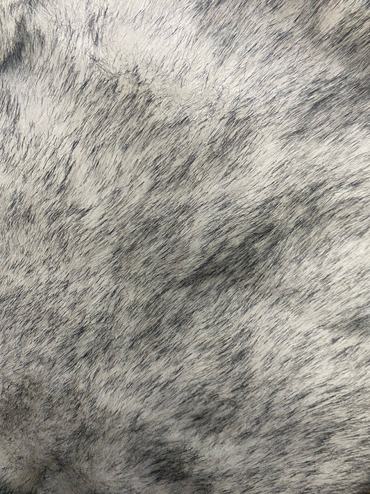 Mckenzie  Grey Faux Fur Blanket