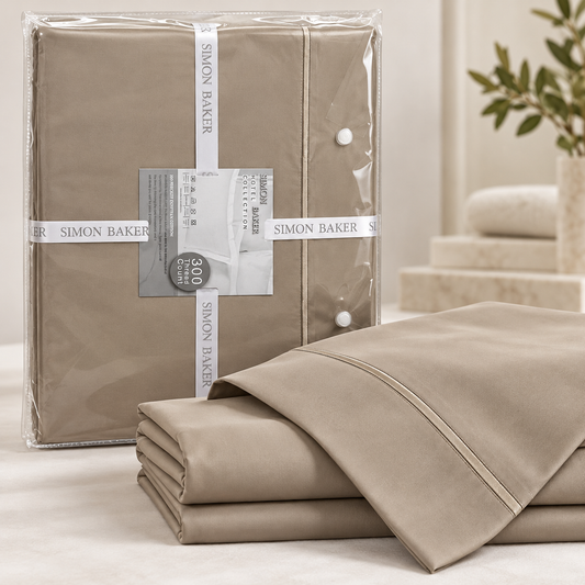 Hotel Collection Egyptian Cotton Satin Stitch Duvet Covers (300 Thread)