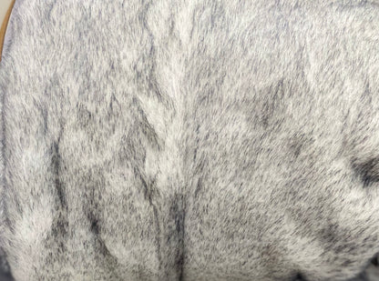 Mckenzie  Grey Faux Fur Blanket