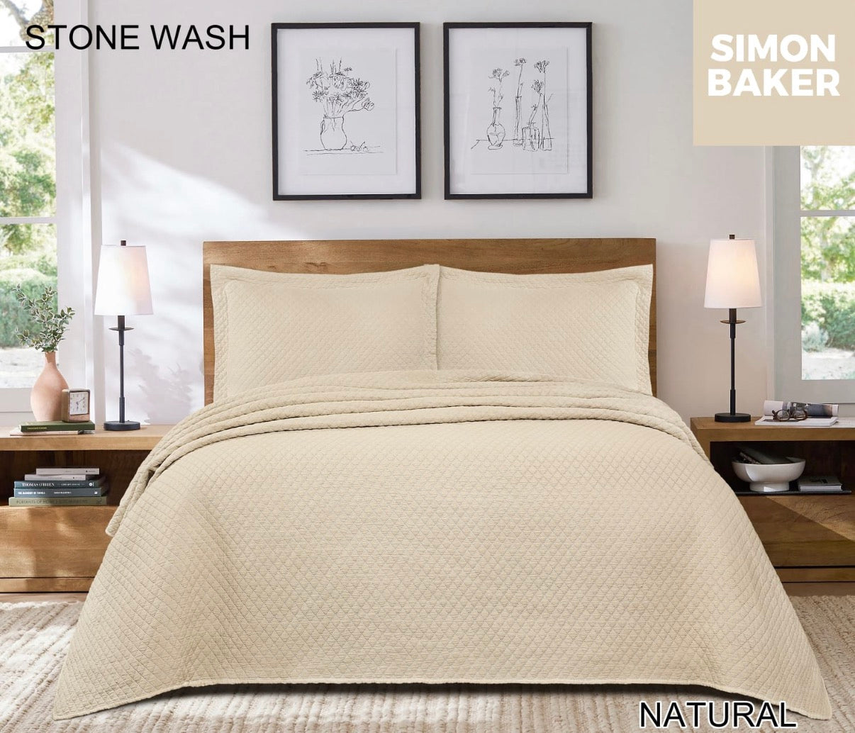 Stonewash Bedspread