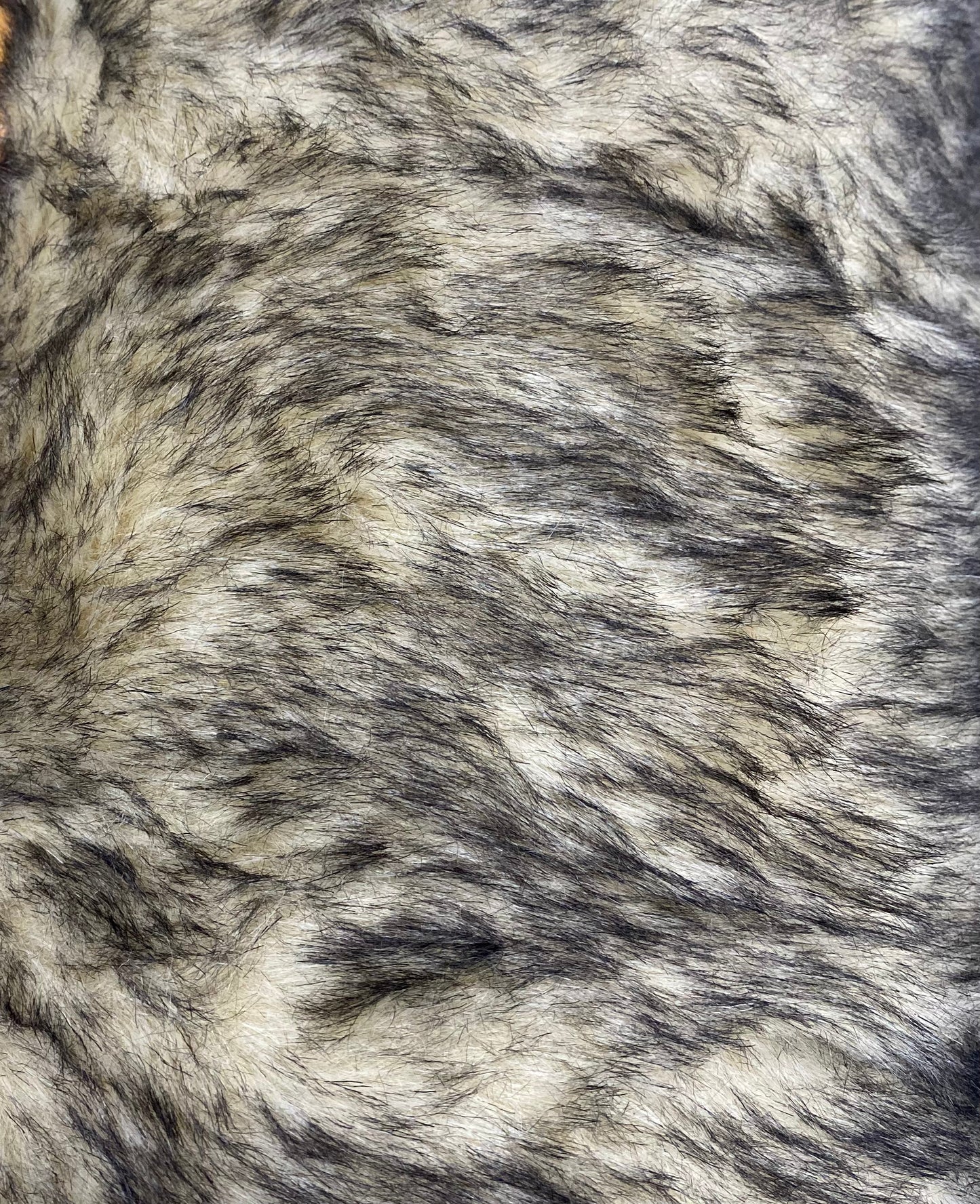 Black/Caramel Faux Fur Blanket