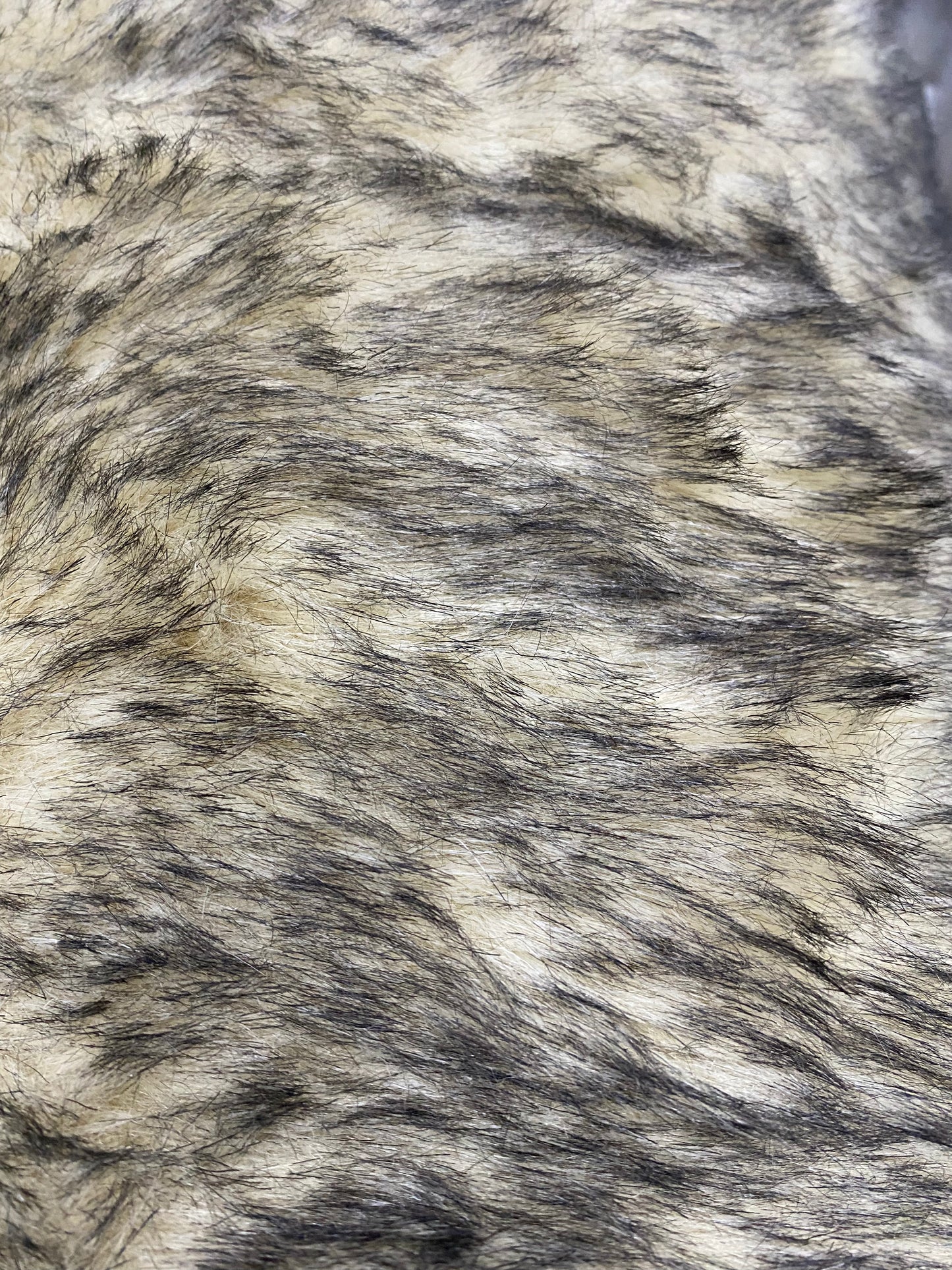 Black/Caramel Faux Fur Blanket