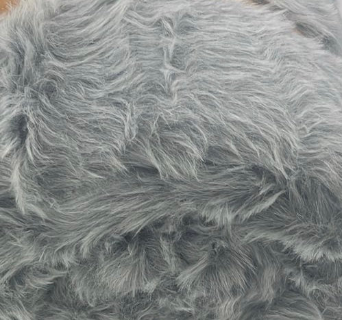 Silver  Faux Fur Blanket