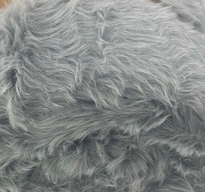 Silver  Faux Fur Blanket
