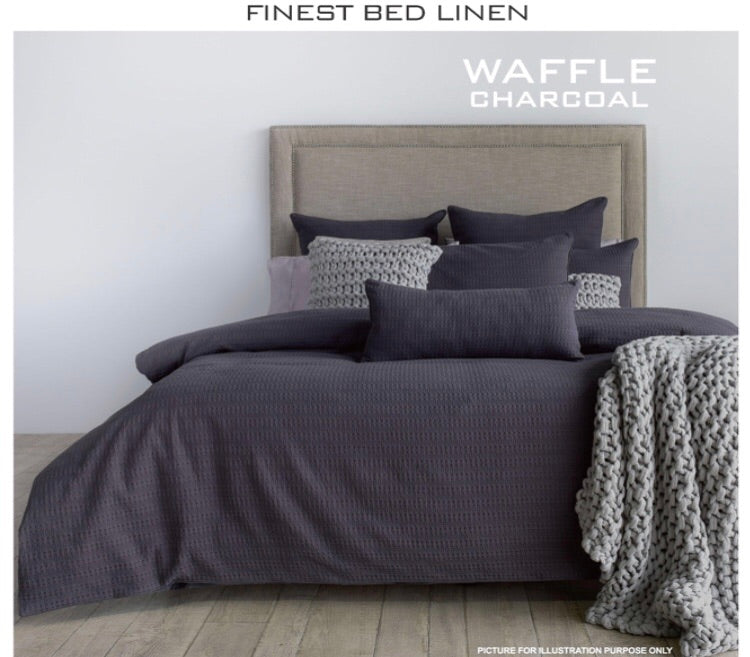 Waffle Weave Cotton Duvet Cover