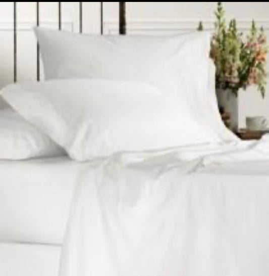 600 Thread Egyptian Cotton Flat Sheets