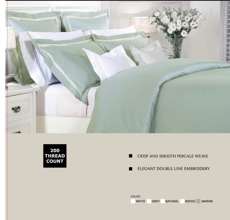 200 Thread Double Satin Stitch Duvet Cover